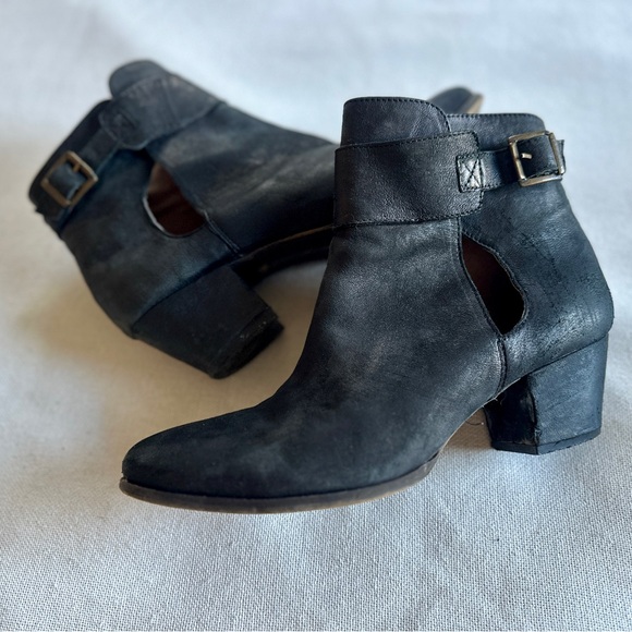 Free People Shoes - FREE PEOPLE Belleville Black Leather Ankle Boots | Women’s 8.5